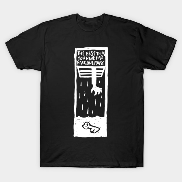 Copy of High and Dry Illustrated Lyrics Inverted T-Shirt by bangart